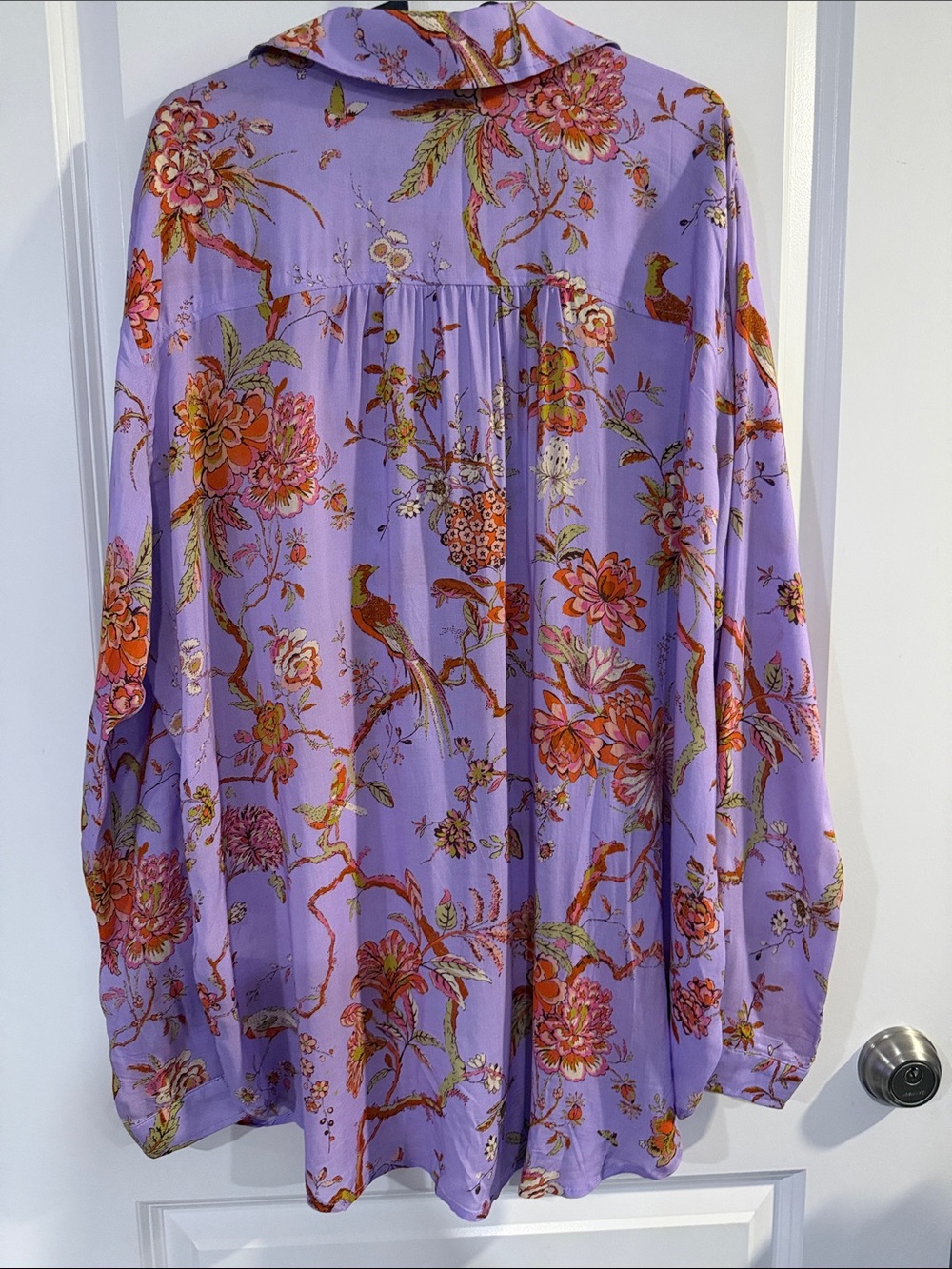 Anthropologie - Pilcro Romy Relax Floral Button-Up Shirt - #117 - Picture 6 of 6